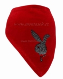 šátek pro psa bunny červený