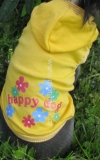 tričko pro psa žluté Happy dog