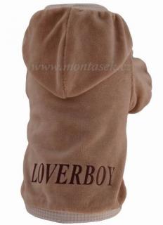 Mikina pro psy ,béžová loverboy AKCE- VÝPRODEJ