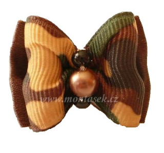 mašlička na sponce maskáč 6