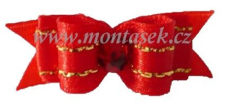 mašlička mini červená 6