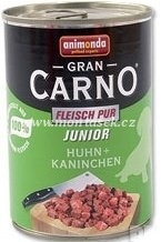 GC JUNIOR - kuře, králík 400g