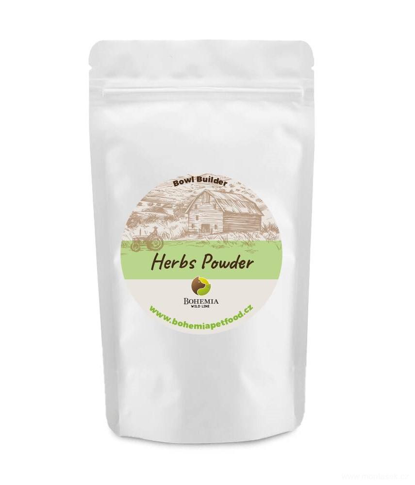 Doplněk stravy pro detoxikaci organismu psa BOHEMIA WILD Herbs Powder 500g