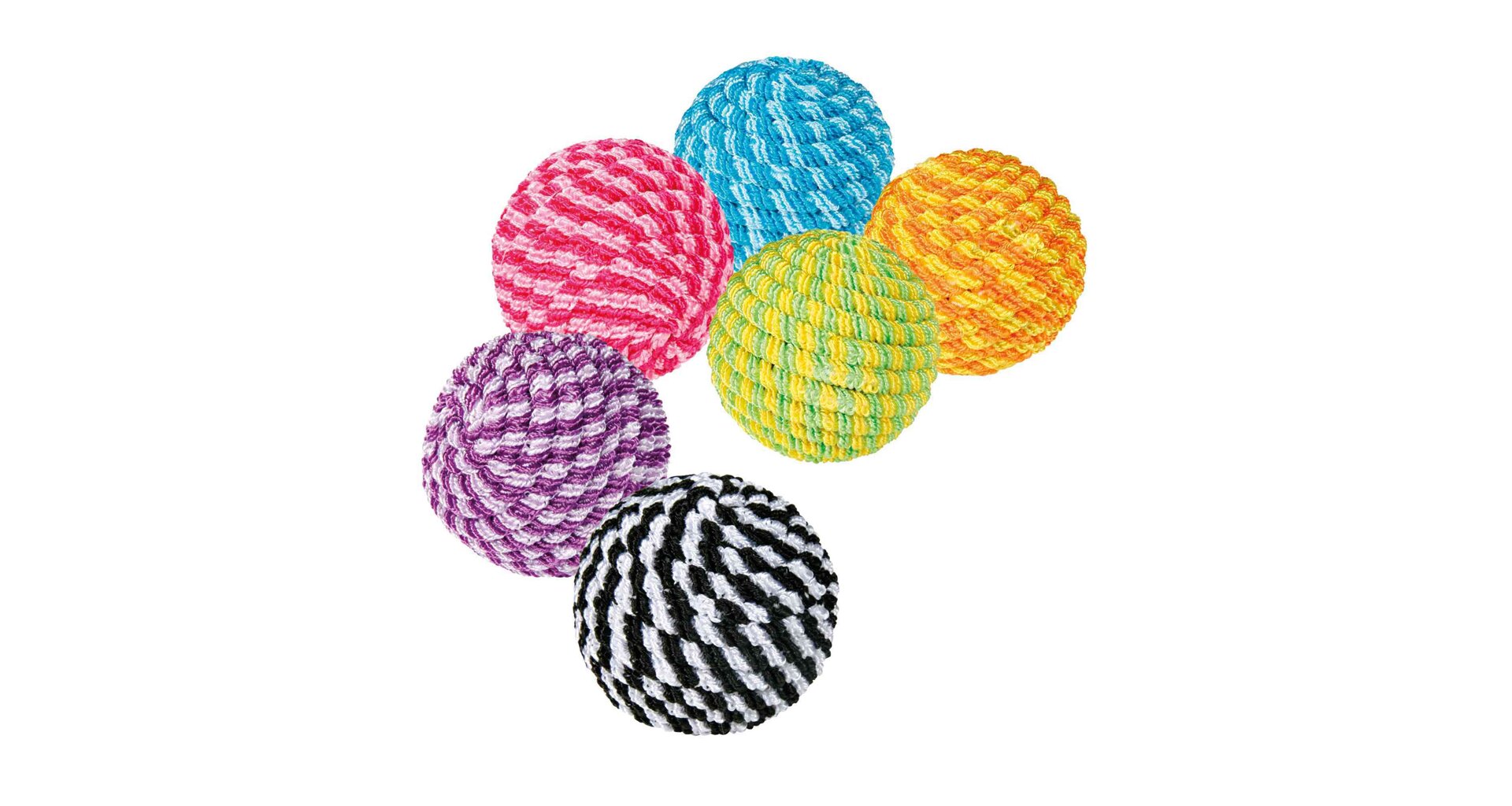 Provázkové míčky pro kočky 