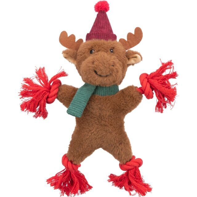 Vánoční plyšová hračka pro psa, Xmas REINDEER - vánoční sob