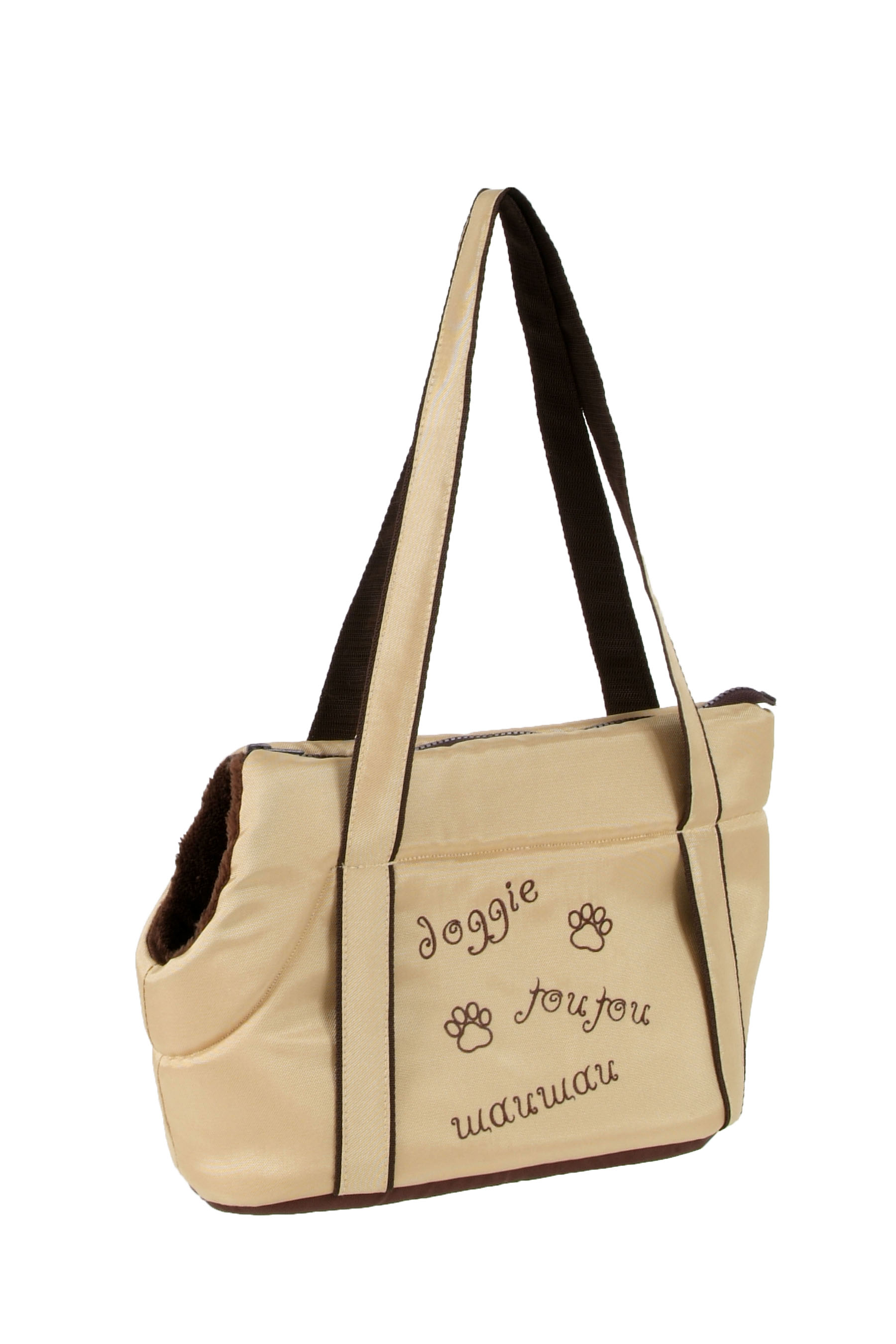 Zimní taška pro psa - Taška Doggie 40 cm béžová do 5kg