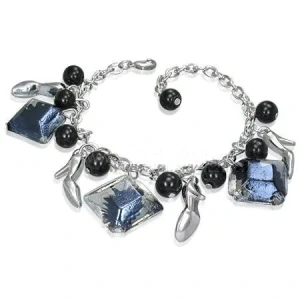 Módní náramek přívěsky s korálky 93