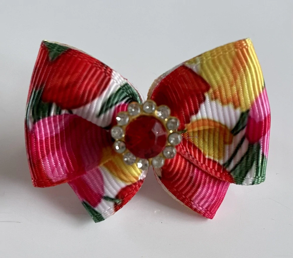 Mašlička s kytičkami 97