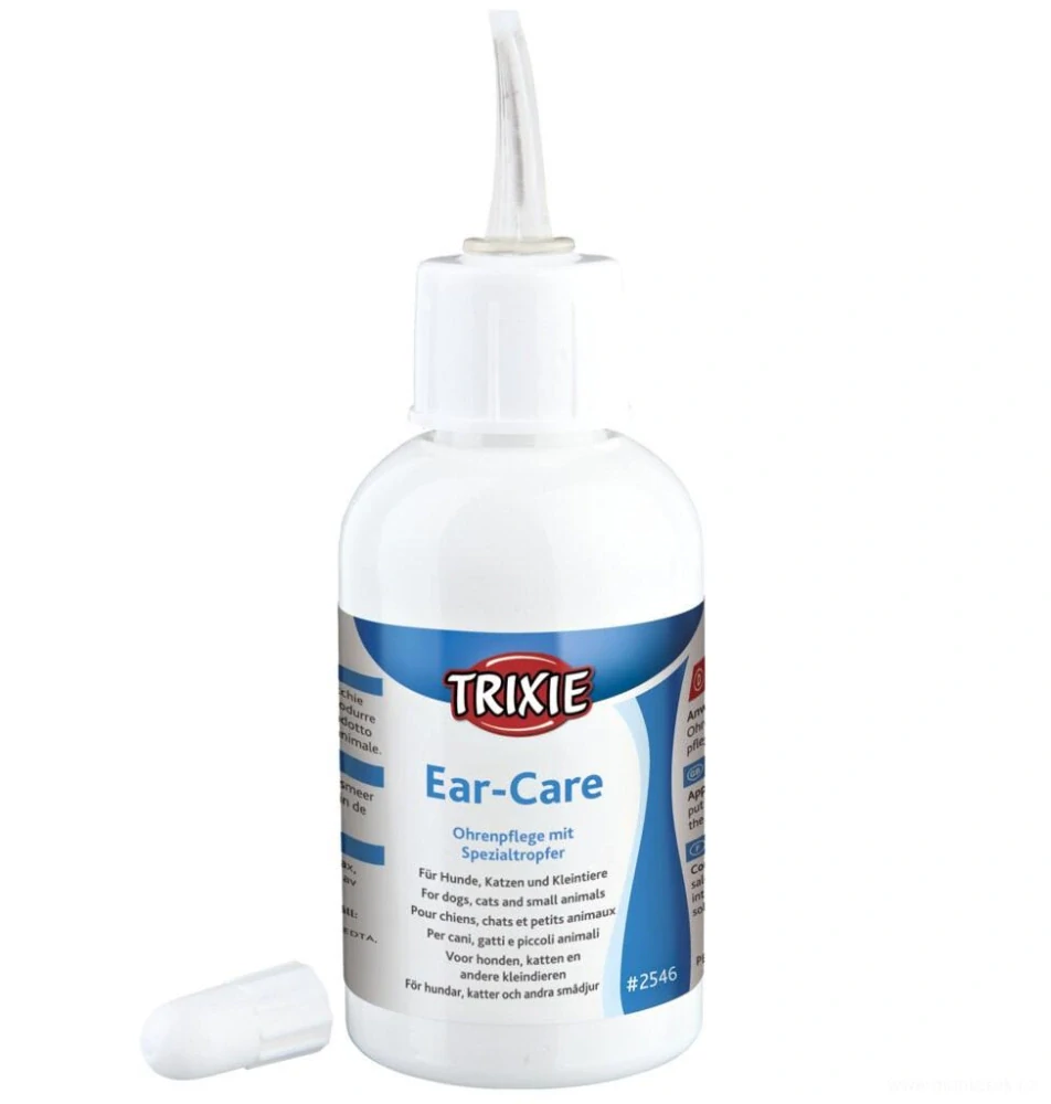Ušní péče - prostředek k čištění uší pro psy a kočky 