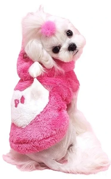 Mikina pro psa růžová se srdíčkem