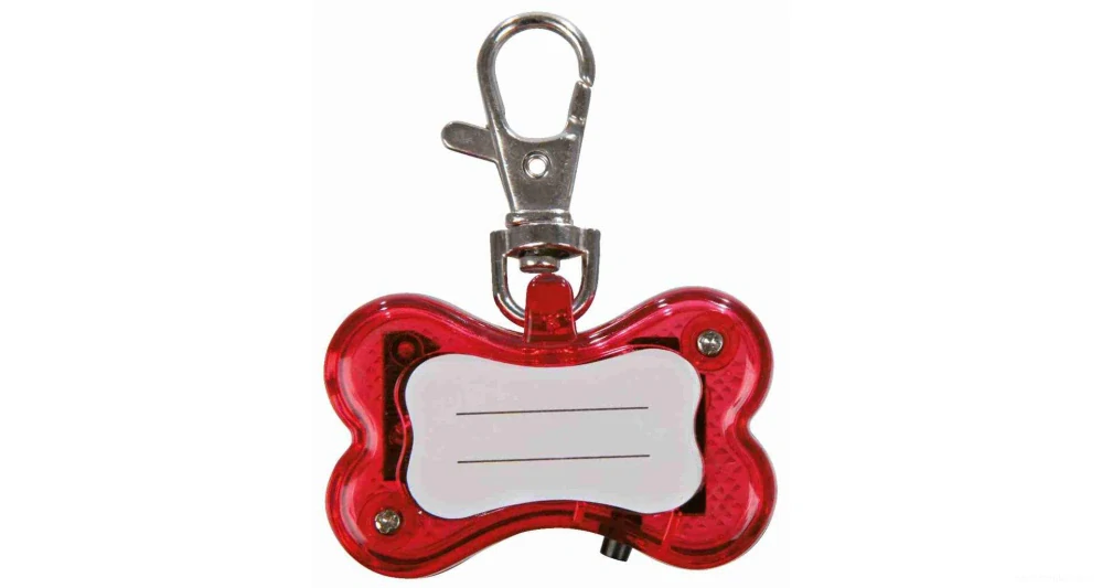 Přívěsek pro psy kost svítící 