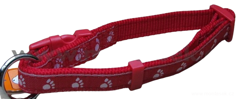 Obojek pro psa Tlapky 10mm