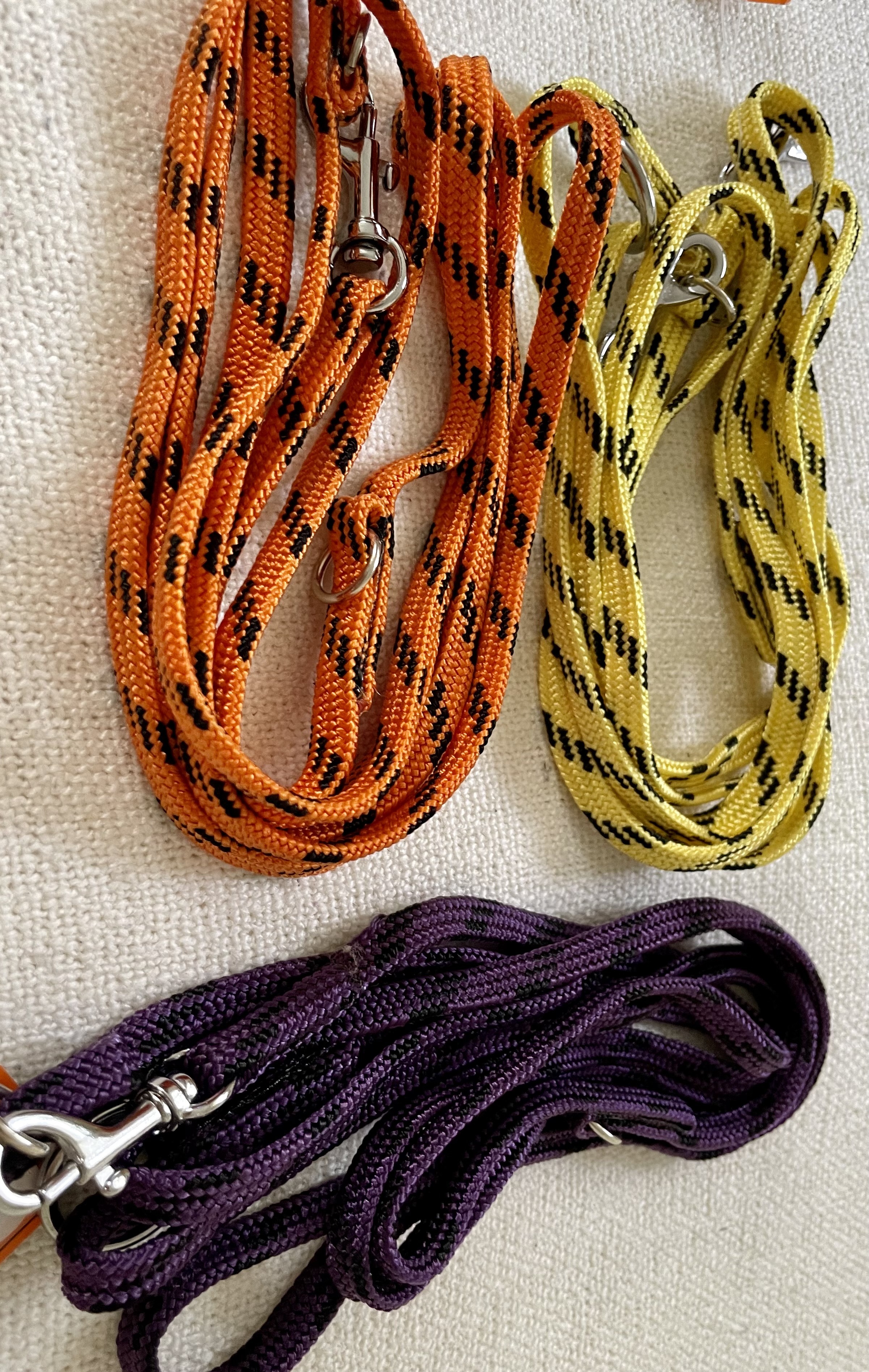 Přepínací vodítko pro psa barevné 10mm fialová