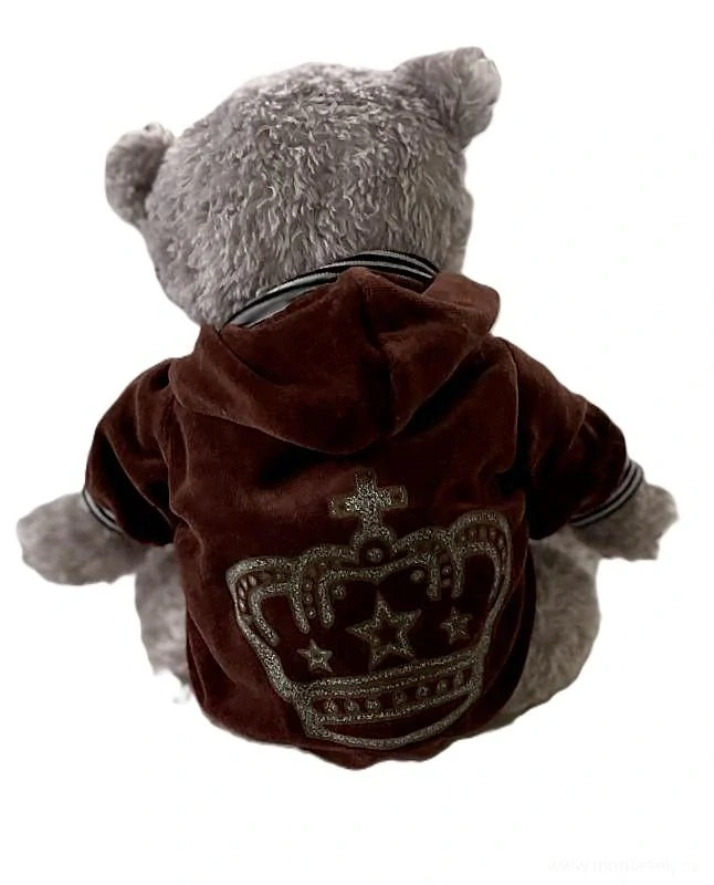 Mikina hnědá pro štěně 20-26cm