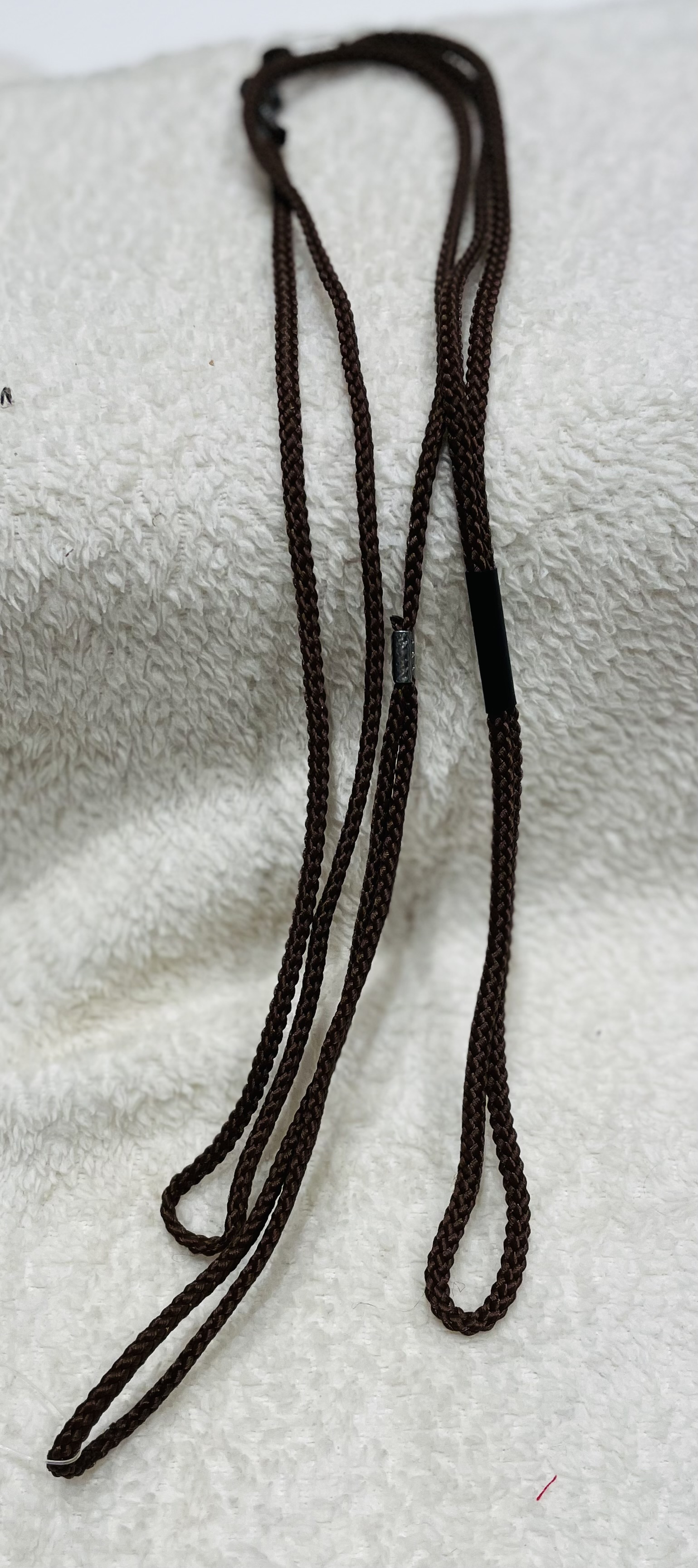 Předváděcí vodítko pro psa hnědé lanko