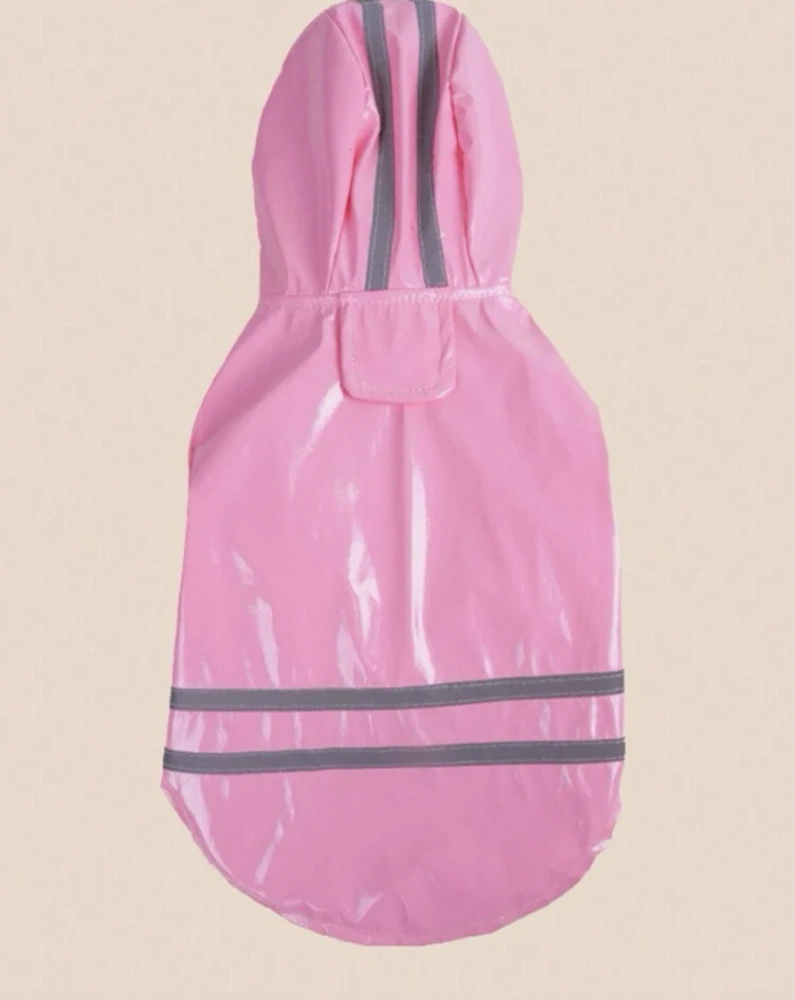 Růžová pláštěnka pro psa 27-33cm