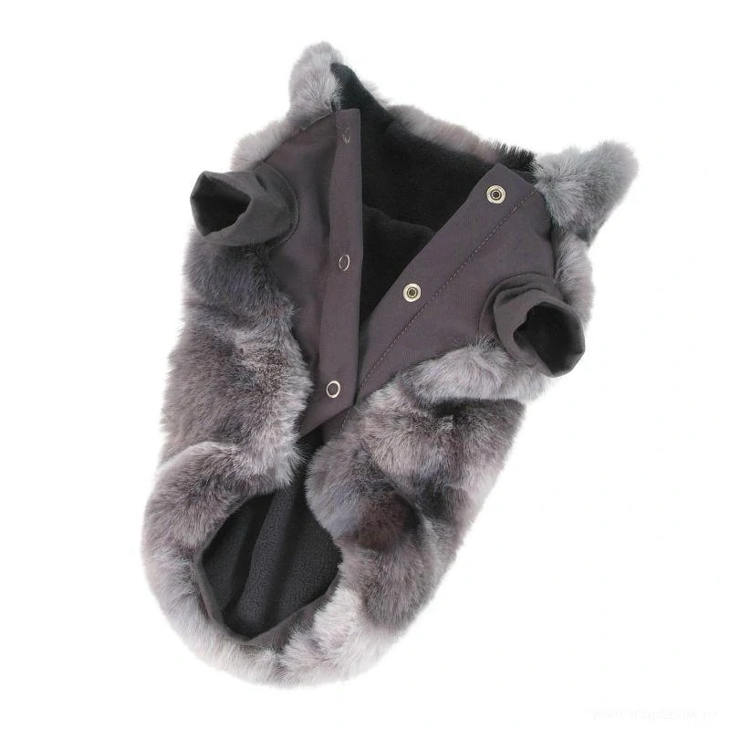 Chlupatá mikina pro psa - Bunda Fox