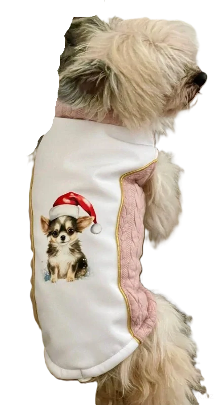 Zimní vesta pro psa čivava 28-37cm