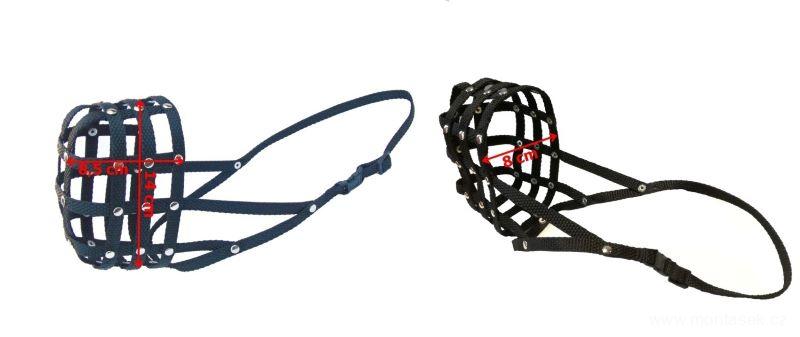 Nylonový náhubek staford, cane corso