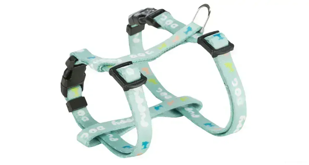 Mátový postroj s vodítkem pro štěně 10mm