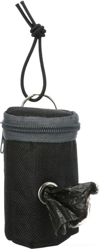 Nylonový zásobník na sáčky na psí exkrementy, se 2 sáčky