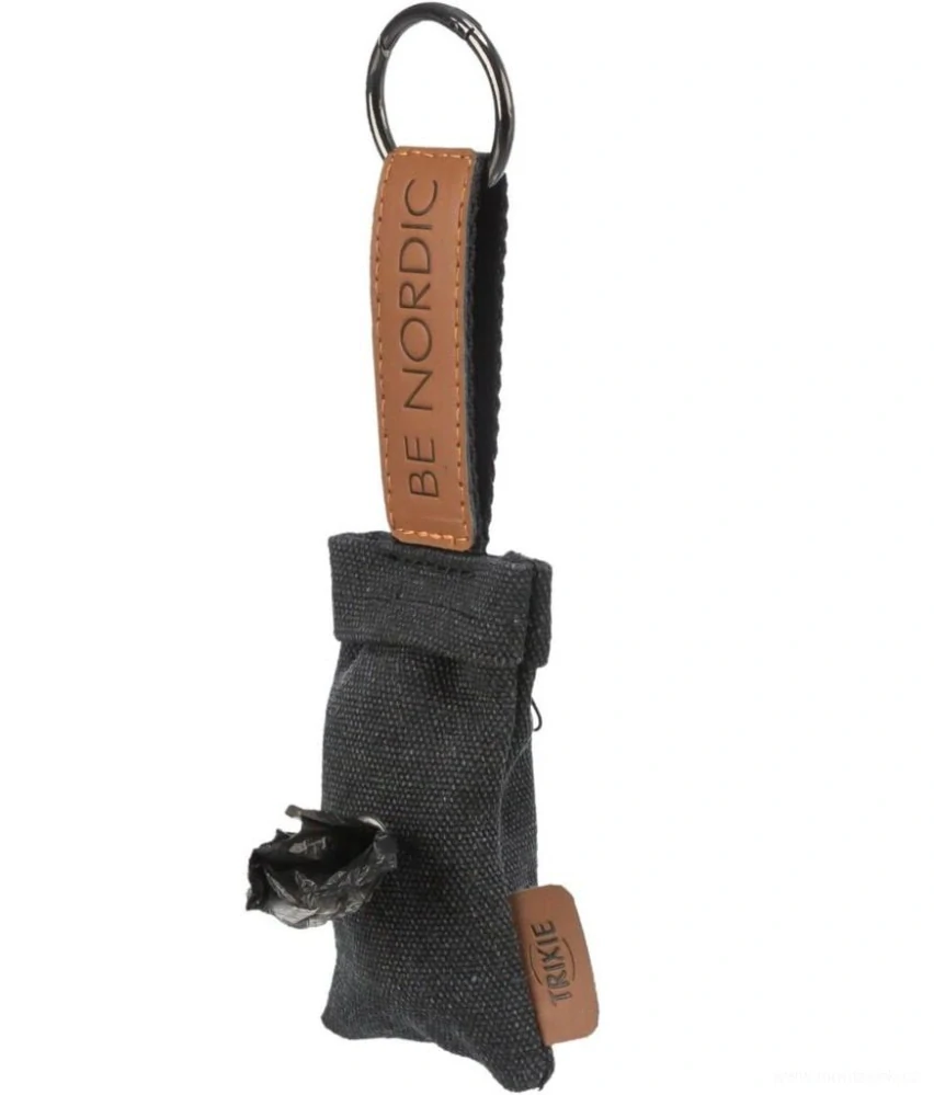 BE NORDIC zásobník na sáčky na exkrementy, černý