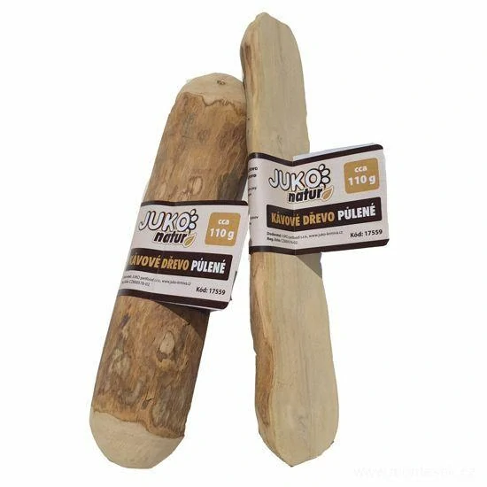 Hračky pro psy Žvýkací kávové dřevo půlené (cca 110 g)