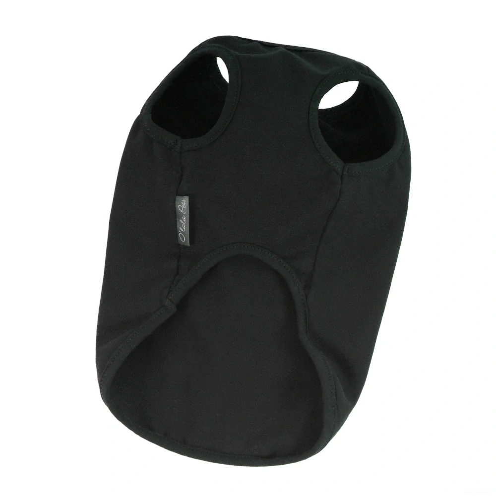 Černé tričko pro psa "Nedotýkat se"