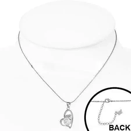 Řetízek s přívěskem srdce 83