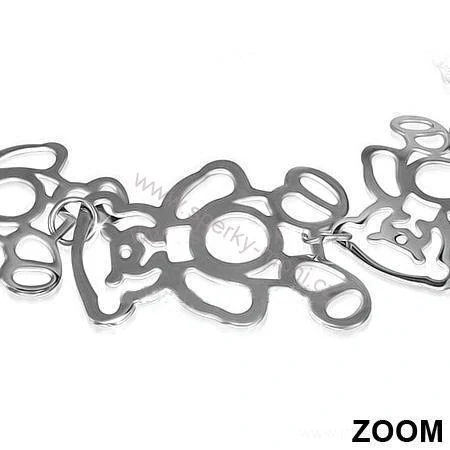 Náramek chirurgická ocel medvídci 12