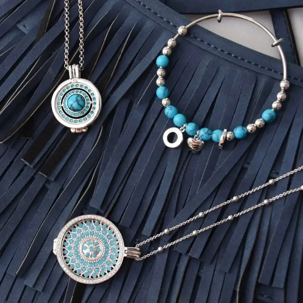 Ocelový náramek Hot Diamonds Emozioni Faux Turquiose