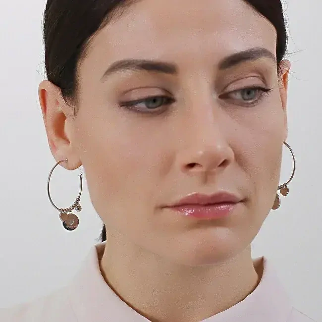 Ocelové kruhové náušnice Brosway  CHAKRA