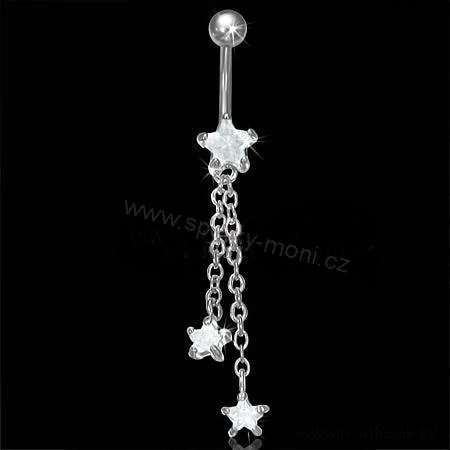 Piercing ocel hvězdičky 13