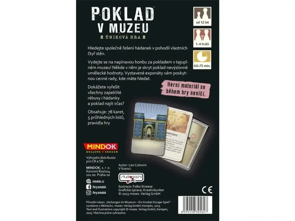 Poklad v muzeu – Úniková hra