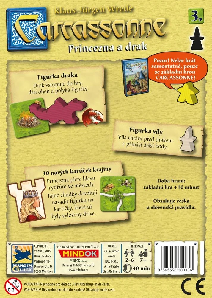 Carcassonne - Princezna a drak