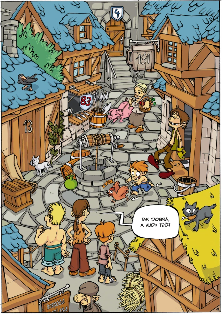 Komiks, v němž jsi hrdinou - Rytíři První dobrodružství