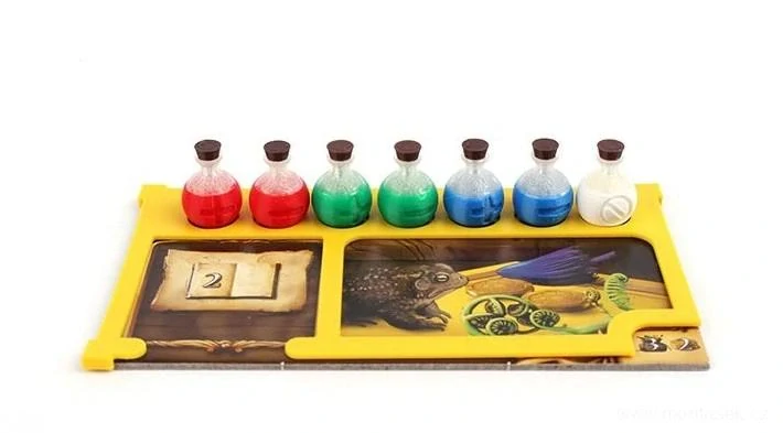 Alchymisté - Alchymisté – 3D překryv destiček hráčů