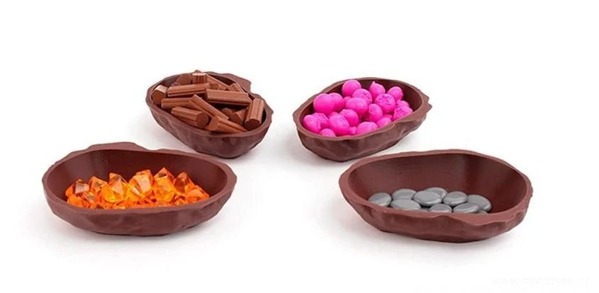 Miska na suroviny – ořechová skořápka