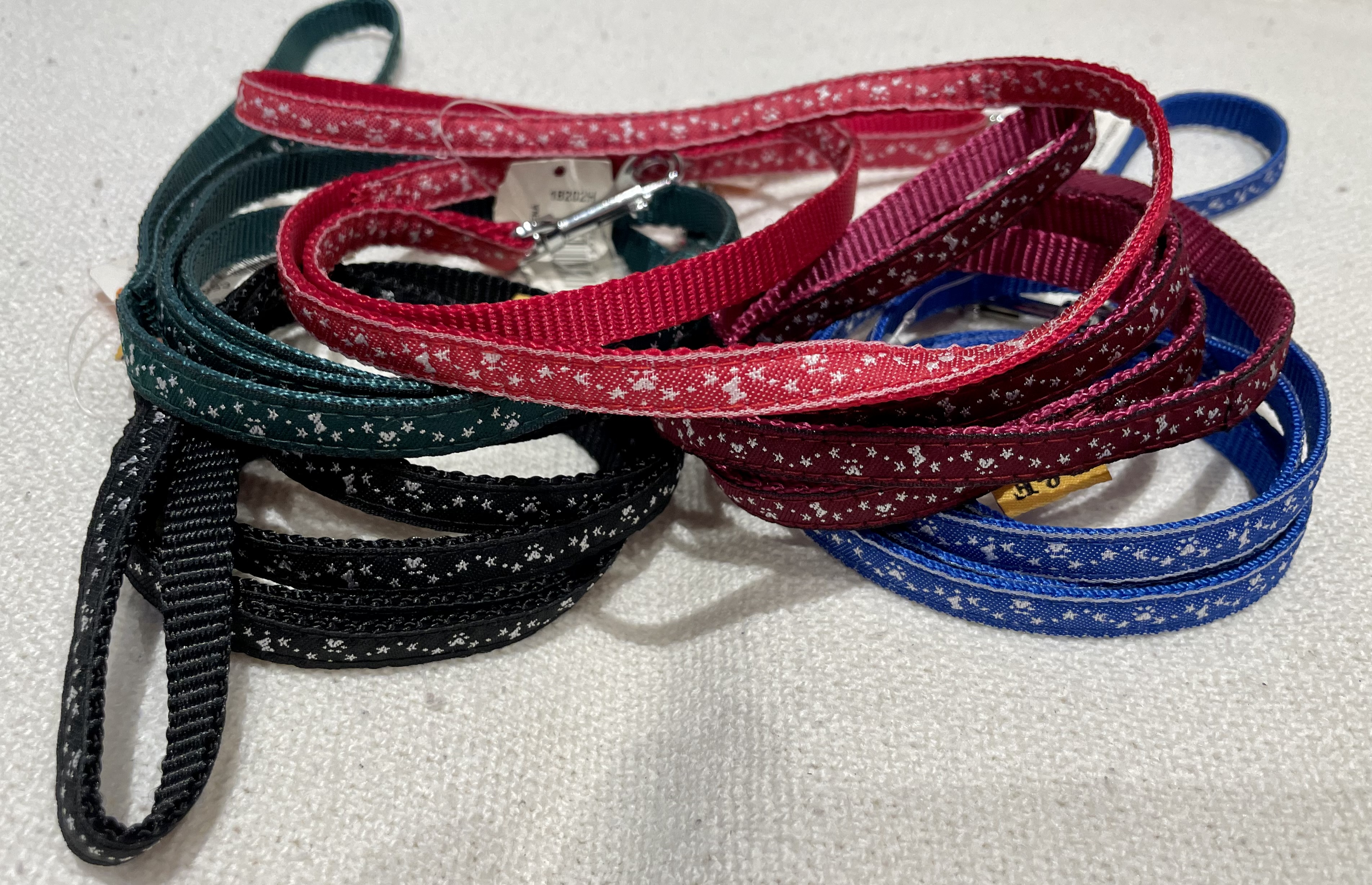 Vodítko pro psa, kolekce Hvězdičky 10mm modrá