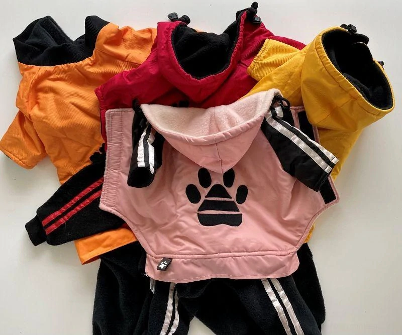 Tepláky a bunda pro psa 30-38cm