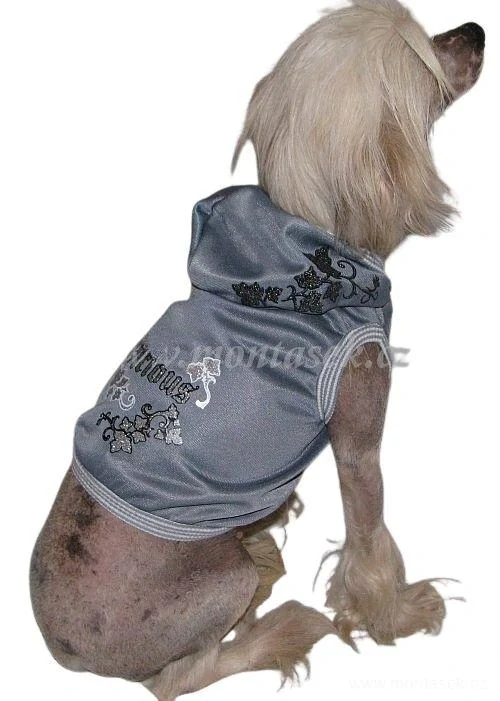 Triko pro malého psa šedé 24-30cm
