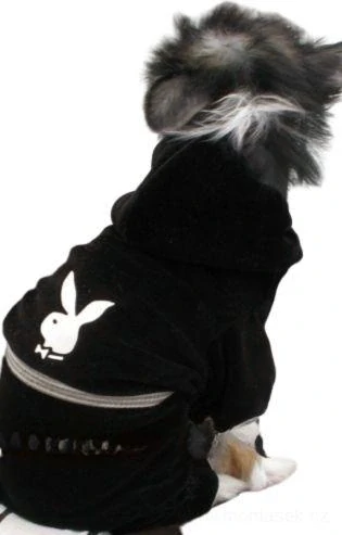 Overal pro psa černý, zajíc  