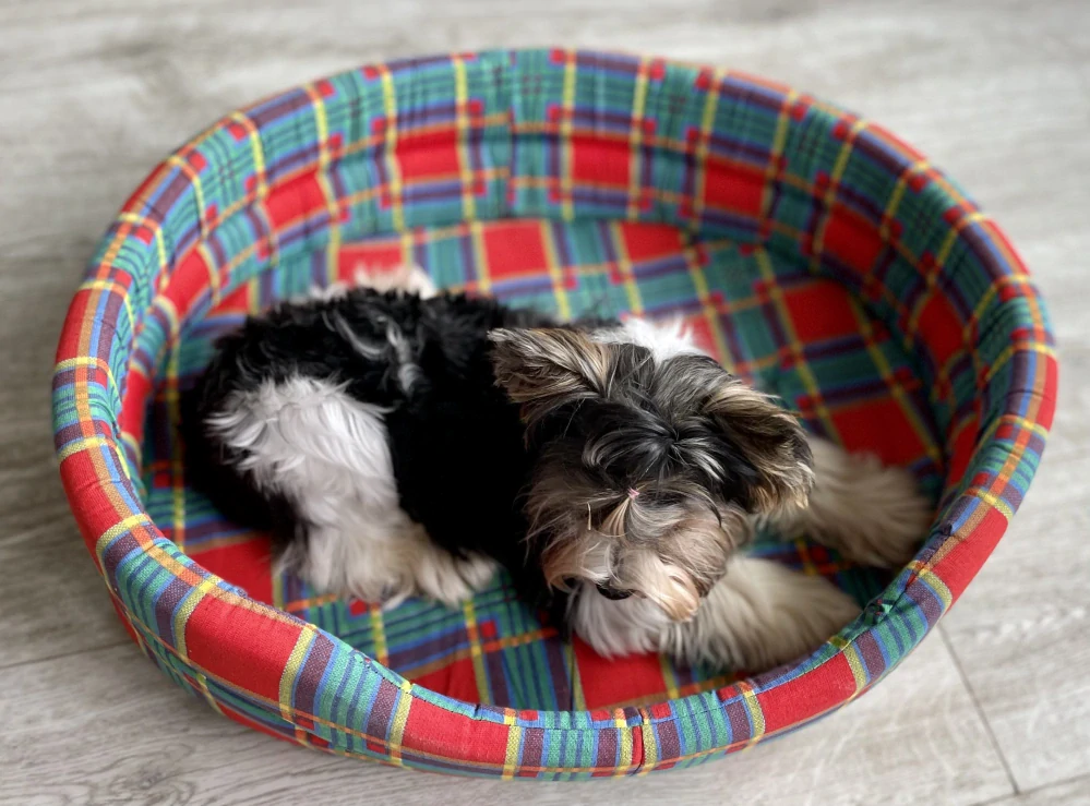 Pelíšek pro psa látkový