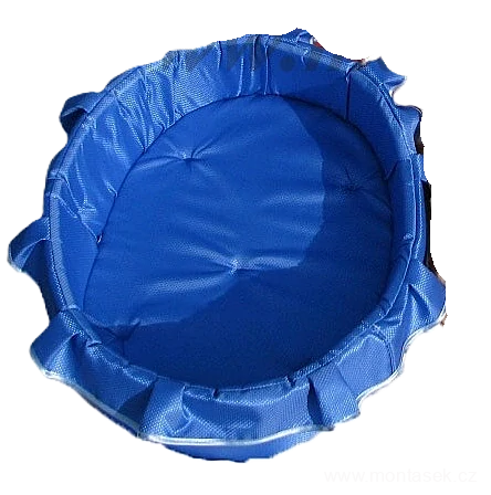 Pelíšek pro psa s volánky