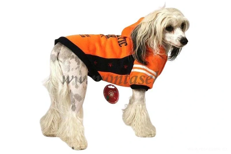 Mikina pro psa oranžová 20cm