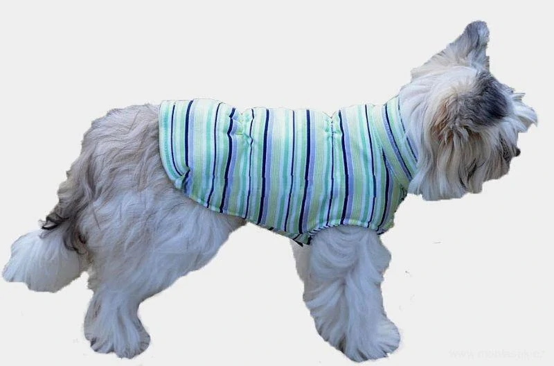 Oboustranná zimní vesta pro psa 25cm  DOPRODEJ 