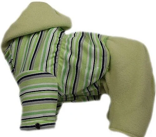 Zimní kombineza pro malého psa zelená 30cm