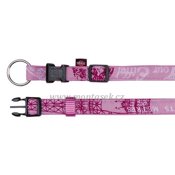 Růžové přepínací vodítko Paris Trixie 10mm