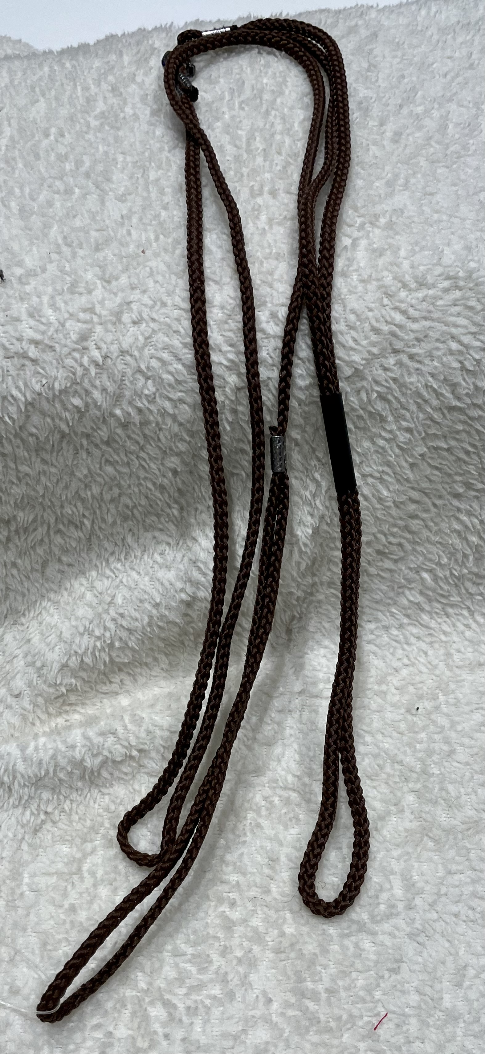 Předváděcí vodítko pro psa hnědé lanko