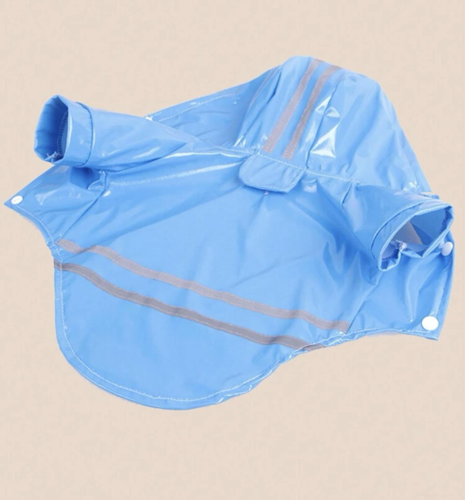 Modrá pláštěnka pro psa